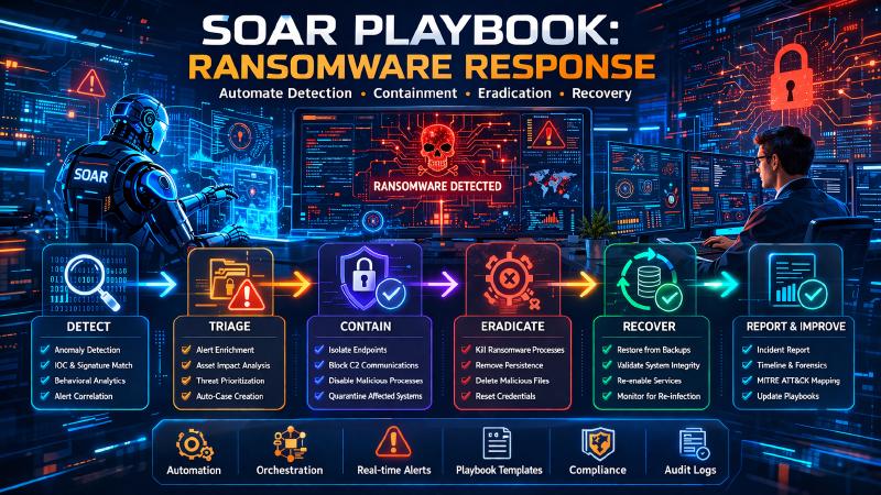Featured image of post SOAR Playbook: Ransomware Response