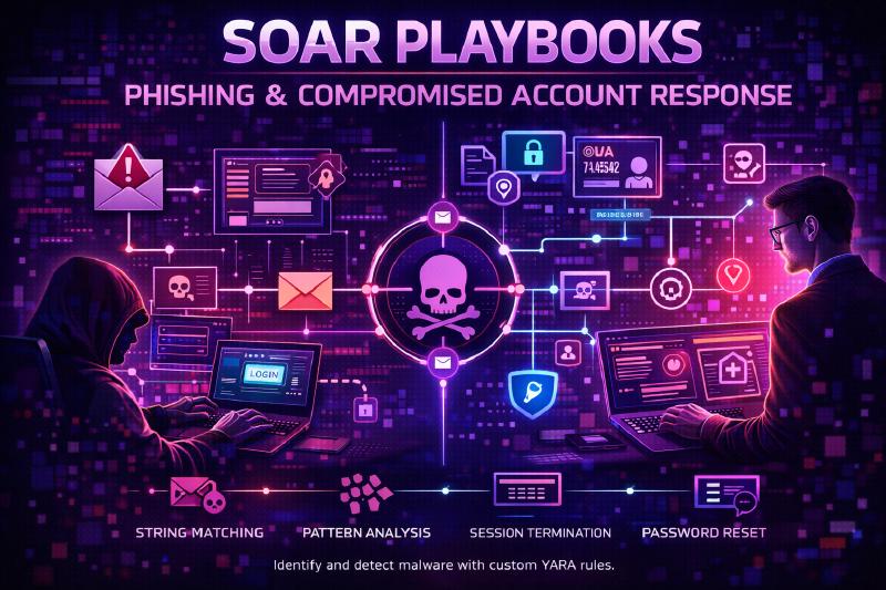 Featured image of post SOAR Playbooks: Phishing & Compromised Account Response